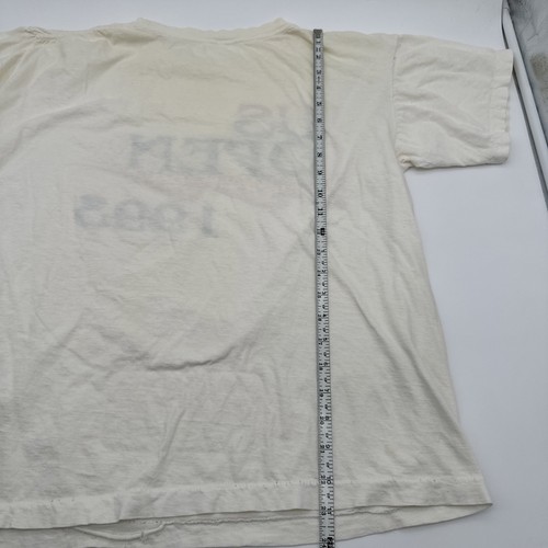 VTG 1993 US Open New York T-Shirt Tennis Single Stitch Minimalist Torn Sleeve - Picture 11 of 16
