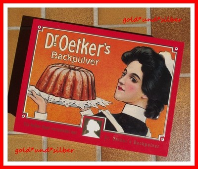 WEIHNACHTEN Blechdose DR. OETKER Dekor GUGELHUPF für PLÄTZCHEN Kekse GEBÄCK ua