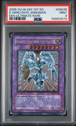 Elemental HERO Shining Flare Wingman [Ultimate Rare] EEN-EN036 YuGiOh Elemental Energy card price