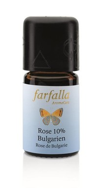 Farfalla Rose Bulgarien Selektion 10% ätherisches Öl naturrein in Alkohol 5 ml