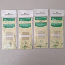 Clover Quilting Needles No. 9 15 per pack Art No. 468/09, Set Of 4, JAPAN
