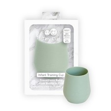 Silicone Training Cup for Infants - Baby-Led Weaning, 4 Months , Sage Color
