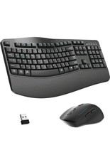 Ergonomic wireless keyboard and mouse combo, New Open Box By Raccazr