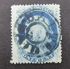 nystamps US Stamp # 24 Used Baltimore Paid Rare                   A17x1484