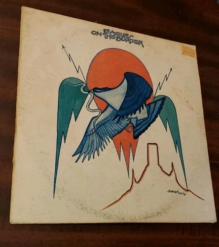 On The Border - The Eagles (LP 1974 Asylum Records) With Original Poster Insert
