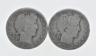 1892-1915 Lot 2 1915-D 1910 Barber 90% Half Dollars - Coin Collection *035
