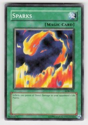 Sparks - LOB-055 - Common - Unlimited Edition (Legend of Blue Eyes White Dragon)