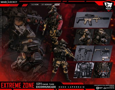 DAMTOYS DAM EBS002 EXTREME ZONE Agent HUGH LAPHROAIG 1/6 Action Figure INSTOCK