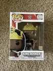King Booker T WWE New In Box Funko Pop #128 Scratch On Box