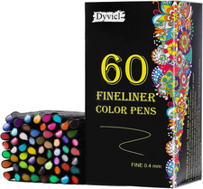 Journal Planner Pens Colored Pens, 60 Colors 0.4Mm Fineliner Pen Set Fine Point