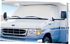 2402 White Class C Dodge 1973-1997 Windshield Cover RV Motorhome 