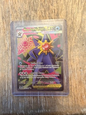 Mega Starmie EX 102/088 POR Mega Evolution 330 HP 120/210 Attack Pokémon TCG
