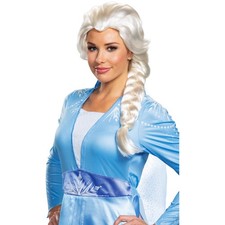 Disguise Licensed Frozen 2 Disney Elsa Wig Adult Women Costume Accessory 22825