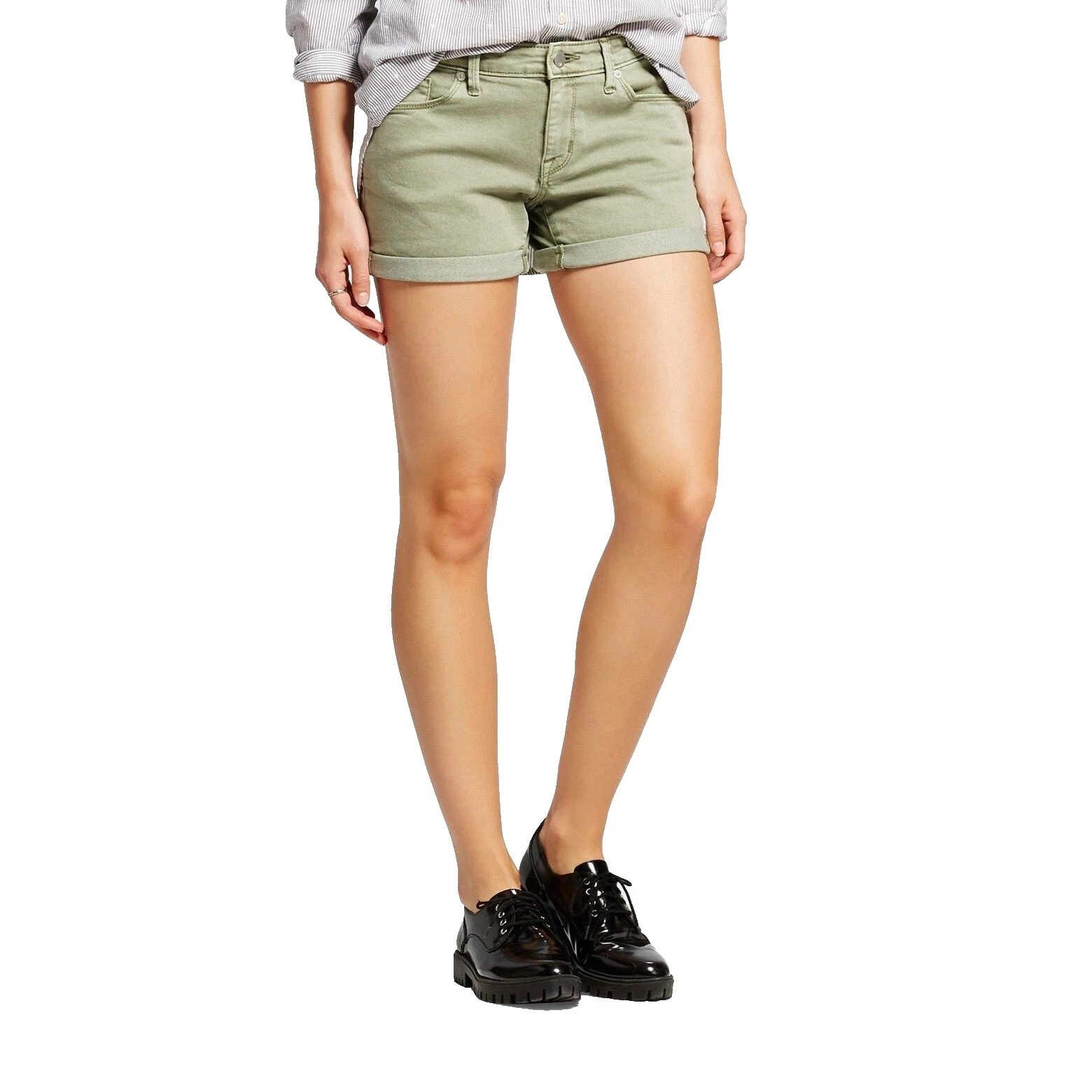 Pantalones cortos sólido Poliéster Mossimo para mujeres