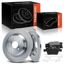 6x Disc Brake Rotors + Brake Pads for Ford Escape 2020-2022 Lincoln Corsair Rear