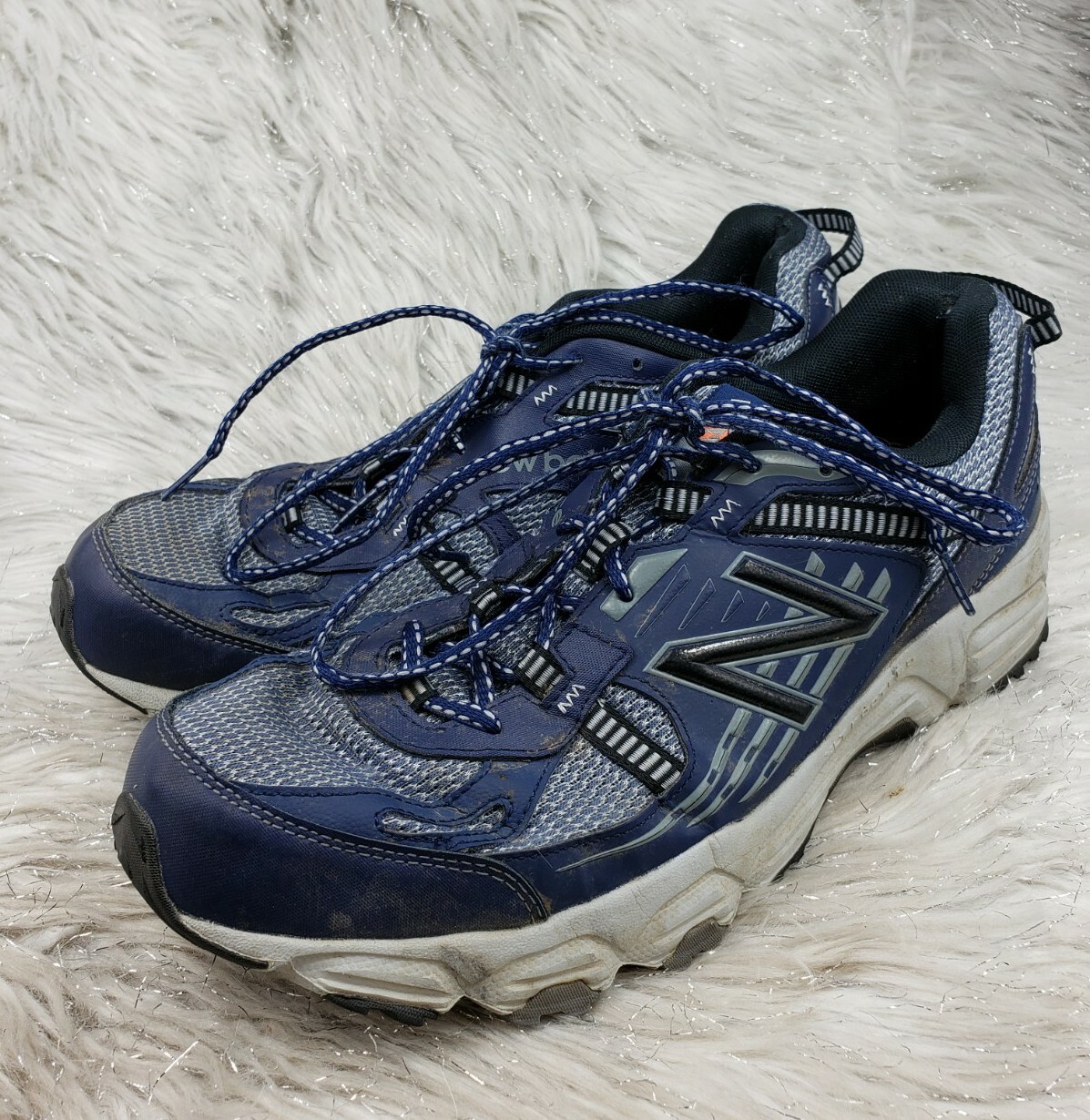 NEW BALANCE 410 Gray Blue Sneakers Size 11.5 / 45.5