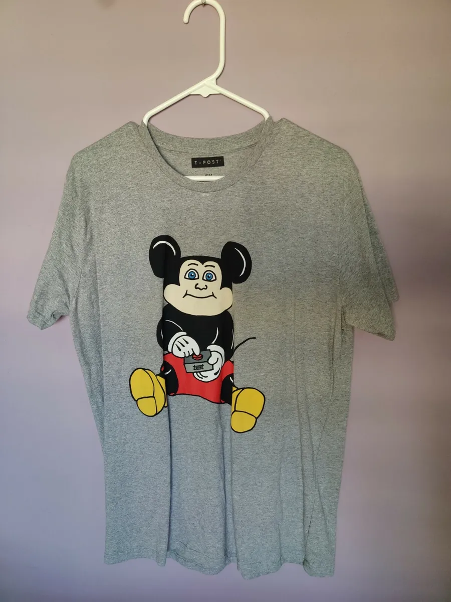 Magazine Large Mouse eBay T-Post Shirt Mickey Fat Wearable L | T #161
