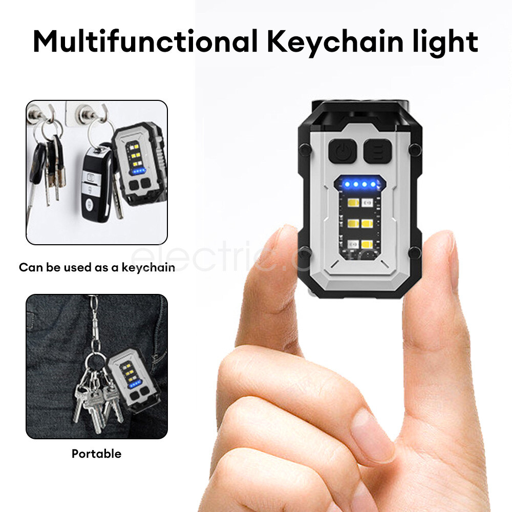 Bright Rechargeable Mini Outdoor Flashlight with Strong Light and Compact Design