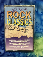 ALL TIME ROCK CLASSICS CASSETTE TAPE, FACTORY SEALED
