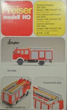 Preiser  1144   (Spur H0)    Feuerwehr Schlauchwagen SW 2000 + OVP  - Angebot 3