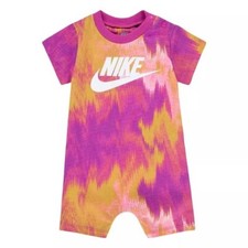 Image of BABY GIRL NIKE PRINTED CLUB ROMPER