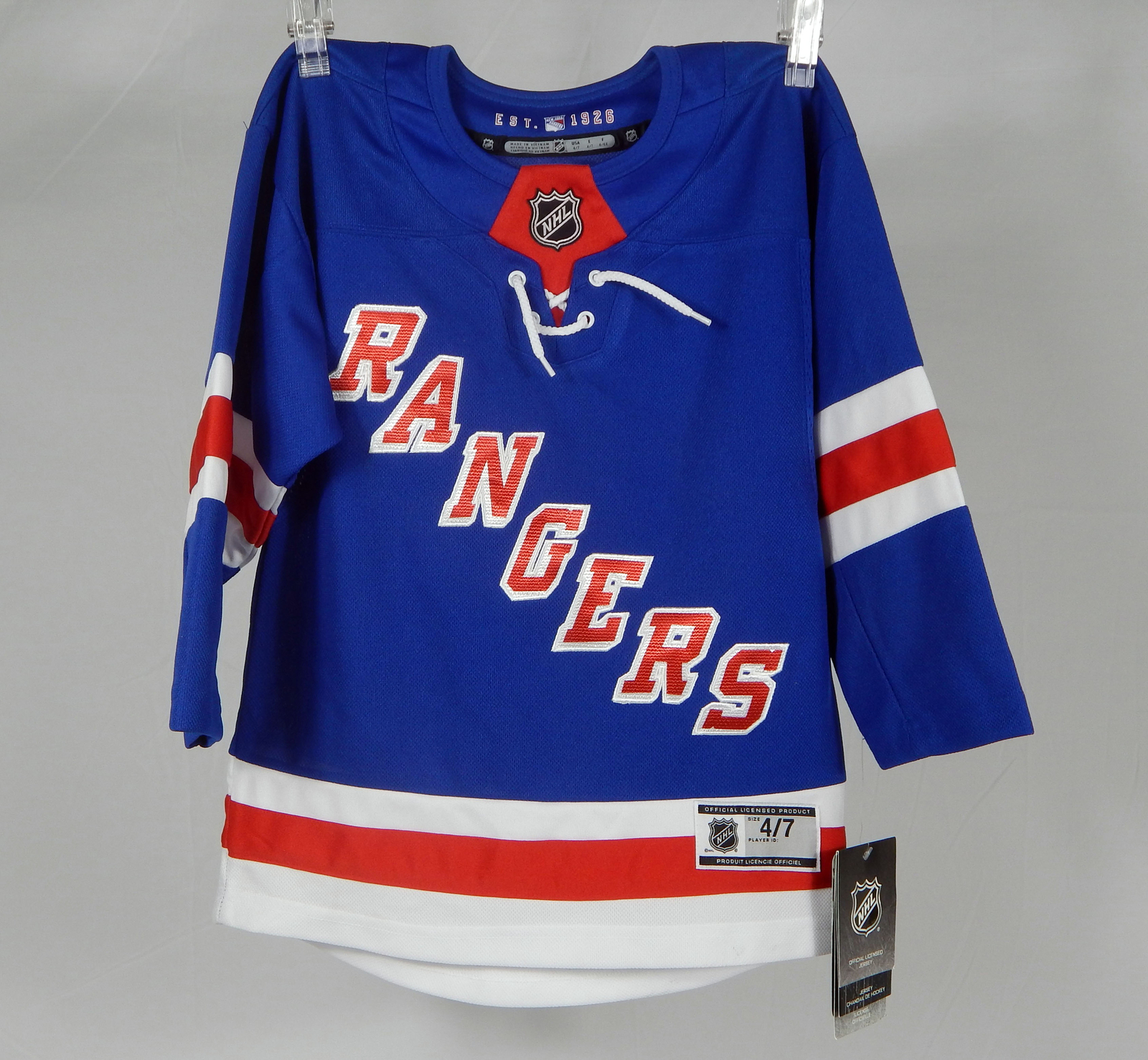Adidas Ny Rangers Gear NY RANGERS AUTHENTIC JERSEY BLANK HOME