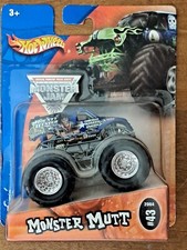 Tarjeta de error Hot Wheels Monster Jam Monster Mutt Bounty Hunter 1/64 Die-Cast 2004