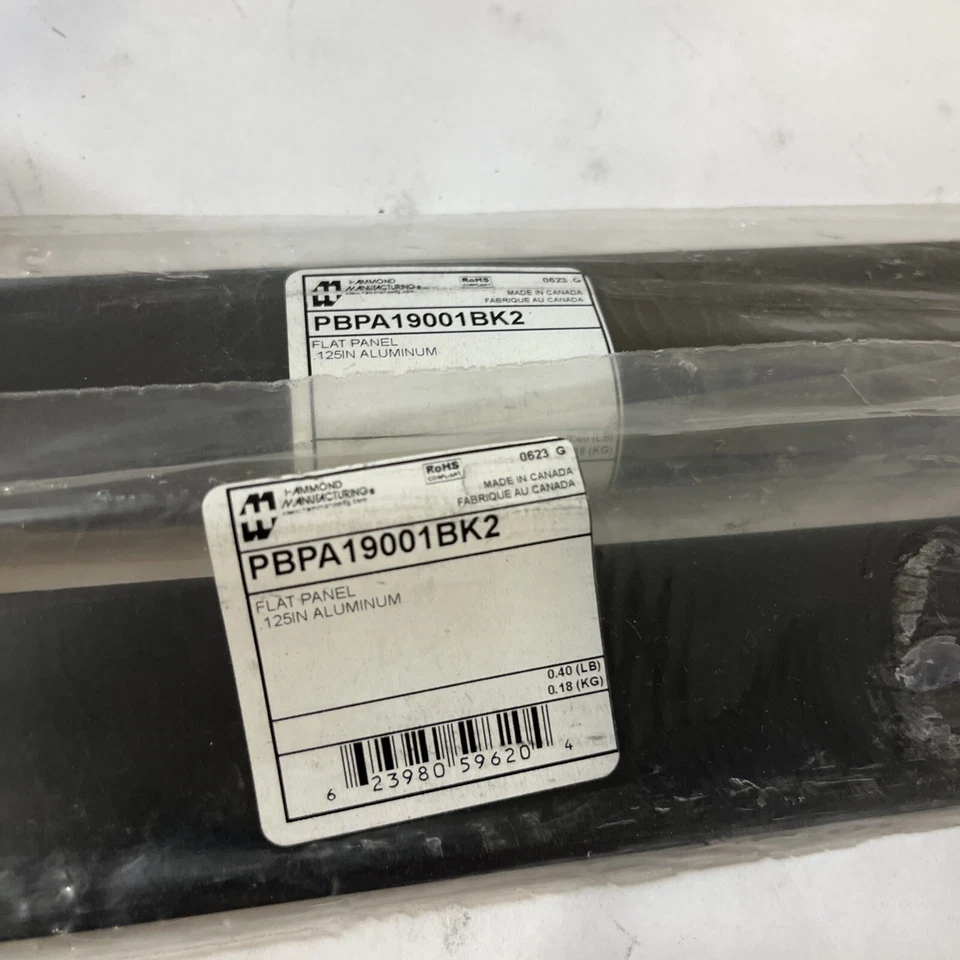 Hammond Manufacturing FlatPanel PBPA19001BK2 Lot Of 2 - Image 2 of 2