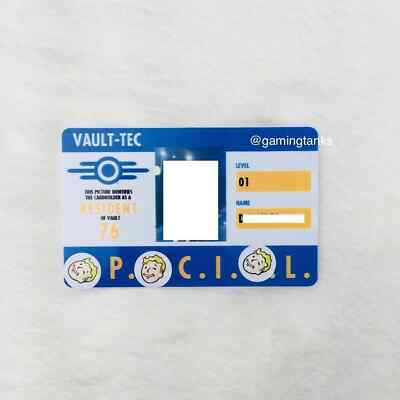 E3 2018 Fallout 76 ID Card Exclusive