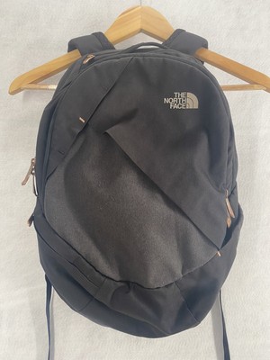 Backpack Black Rose Gold Zipper 