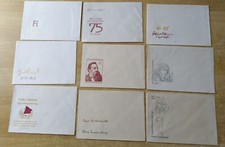 Konvolut 9Briefumschläge Karl Marx, Friedrich Engels, Ernst Thälmann und mehr...