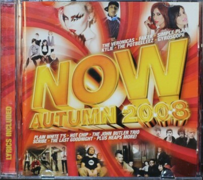 Now Autumn 2008 - CD - The Veronicas, Simple Plan, The John Butler Trio (C1123)