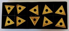 NEW 10PCS TNMG-321 C5 TIN COATED CARBIDE INSERTS