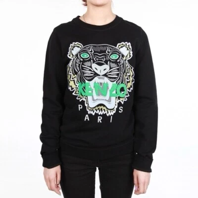 NEW / Pull Kenzo Tigre Noir/Vert (S) - Photo 1/3