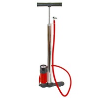 Zweihandpumpe Mit Manometer | Luftpumpe | Standpumpe | Ballpumpe | Fahrradpumpe