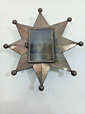 PUNCHED TIN NICHO box handmade southwestern mexican folk art niche