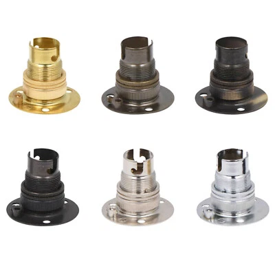 ElekTek B15 Small Bayonet SBC Miniature Batten Light Lamp Bulb Holder Shade Ring