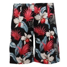 0685AB bermuda uomo NINE:INTHE:MORNING black cotton/linen shorts man
