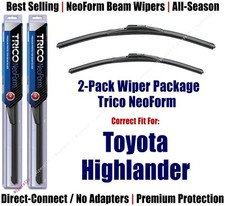 2pk Super-Premium NeoForm Wipers fits 2020 Toyota Highlander 16260/180