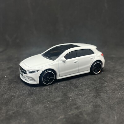 LOOSE White Hot Wheels 2019 Factory Fresh '19 Mercedes Benz A Class 1:64 Scale 