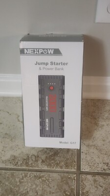 NEXPOW 2000A Peak Car Jump Starter with USB Quick Charge 3.0 (Up to 7.0L Gas
