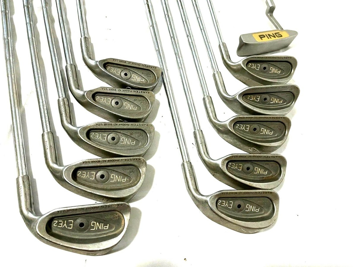 PING EYE2 KARSTEN オレンジドット メンズゴルフ アイアン 9本 Ping eye 2 orange dot karsten + golf iron 5 RH 35” / 2B
