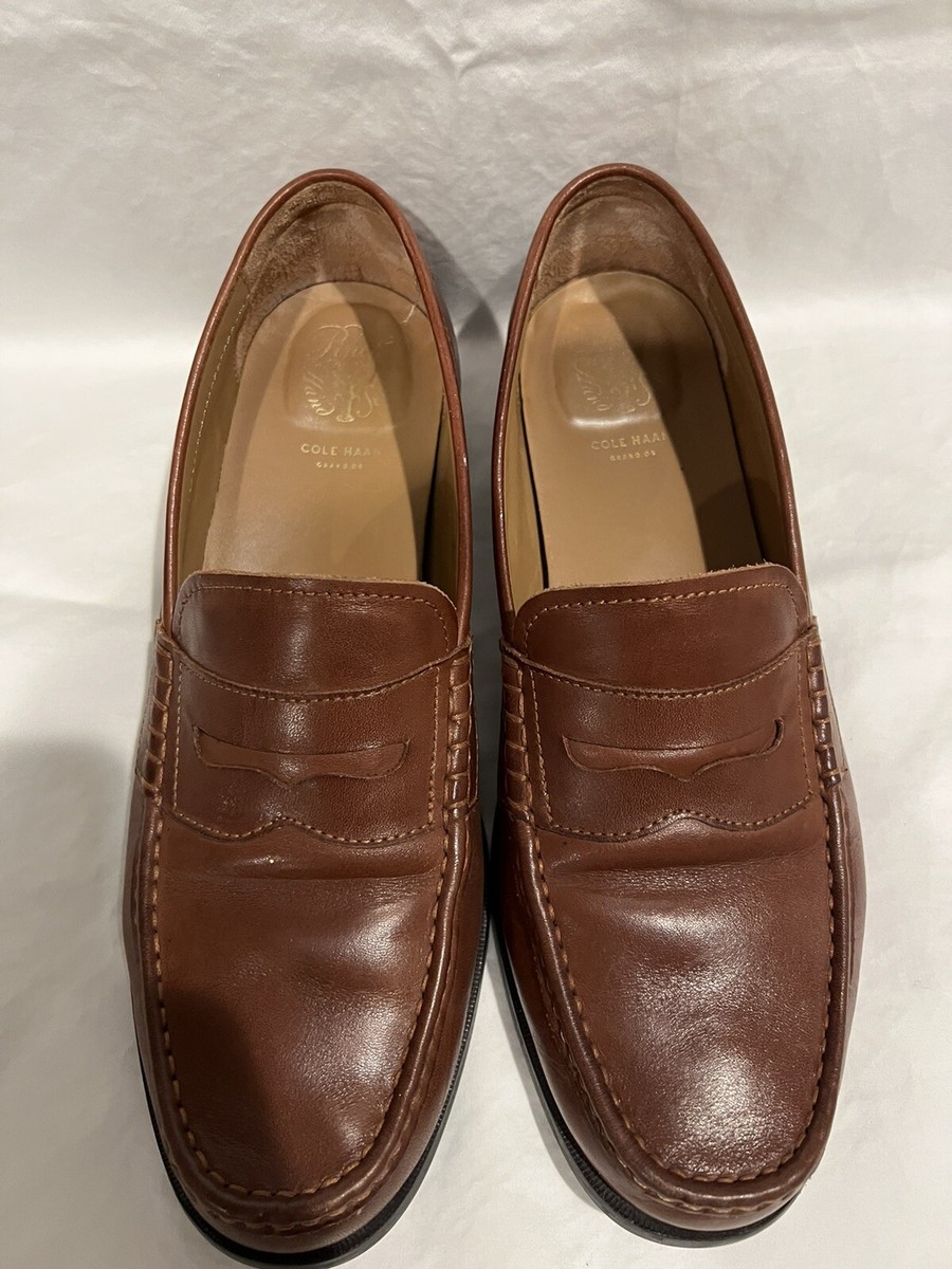 Cole Haan PINCH Hand Sewn Grand Os Penny Loafer Shoes Mens  display picture 1