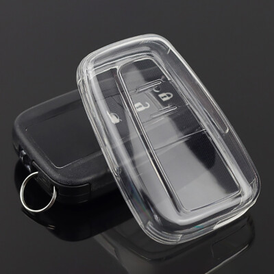 Clear Smart Key Fob Cover Case Accessories For Toyota Camry Corolla C-HR LC150