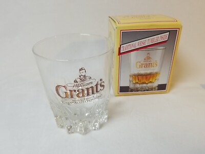 William Grant's FINEST SCOTCH WHISKY glass new In Box Tumbler