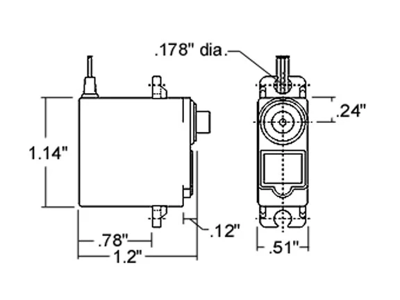 NEW Hitec Mighty Micro Metal Gear Ball Bearing Servo HS85MG/HS85/85MG/85 - Image 2 of 2