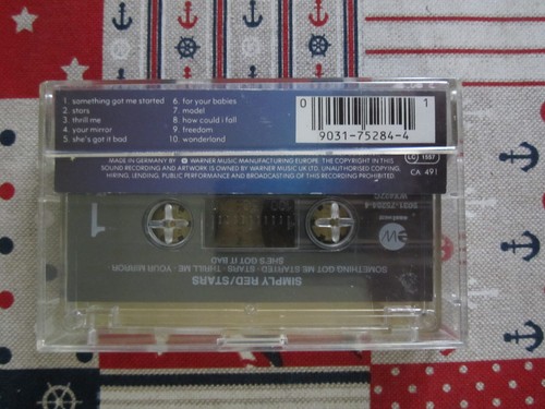 SIMPLY RED STARS 1991 WARNER MUSIC AUDIO CASSETTE ALBUM - Picture 3 of 6