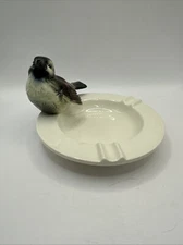 Goebel Ashtray Brown Sparrow Bird Figurine RT 216 1969 West Germany Vintage