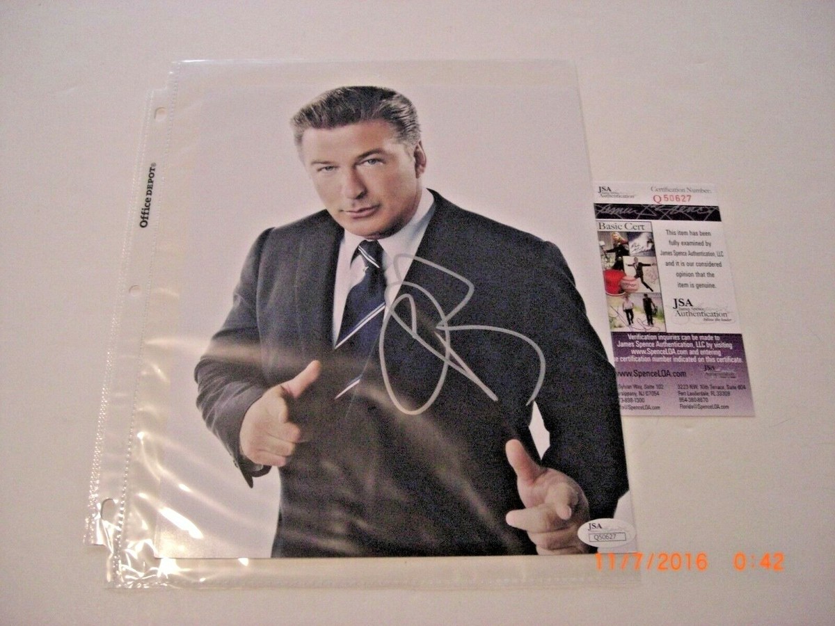 ALEC BALDWIN 30 ROCK,PEARL HARBOR,ACTOR JSA/COA SIGNED 8X10 PHOTO - Main Image
