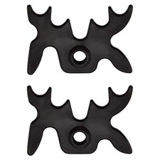 2 Pcs Plastic Slip-On Bridge Moosehead Bridge Head Pool Billiard Cue Bridge Head